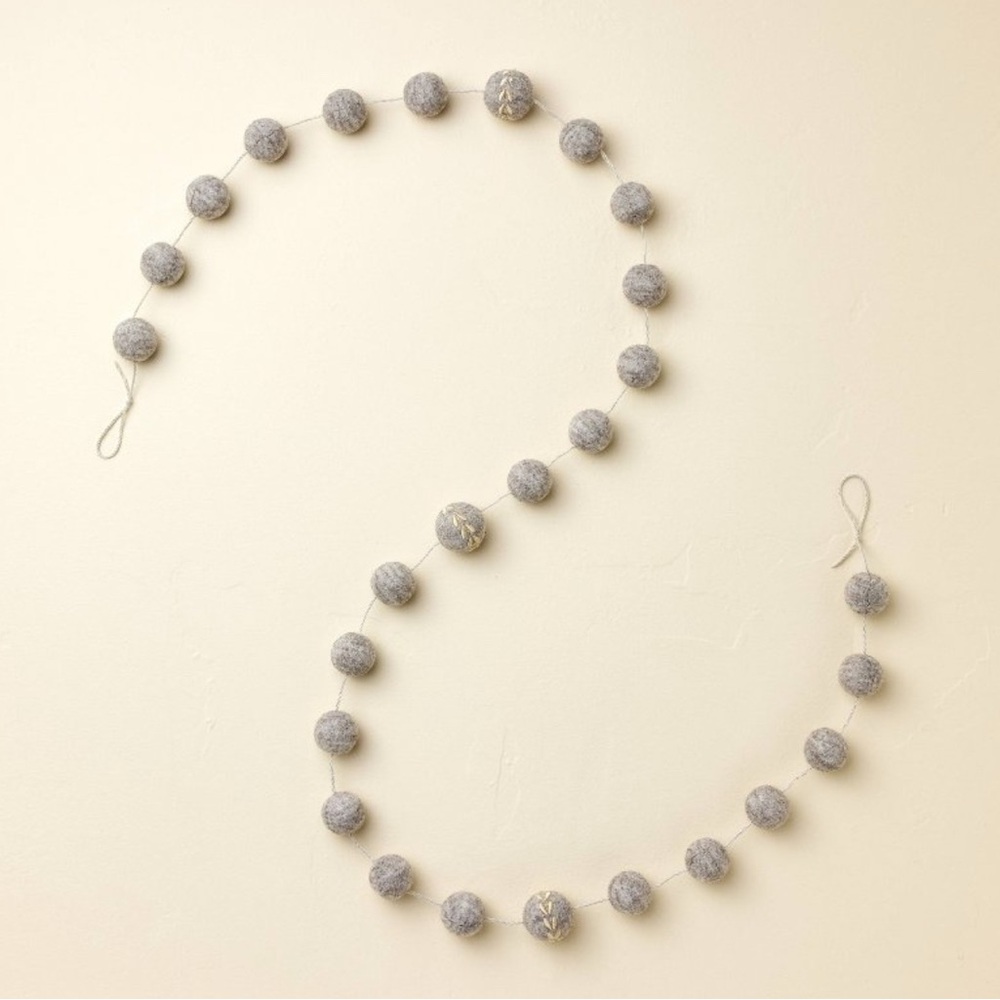 6’ Felt Ball Decorative Christmas Garland - Hearth & Hand with Magnolia